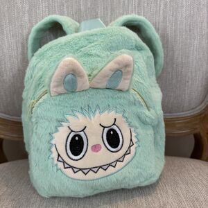 Plush Mint mini–Monster Cartoon Backpack Kawaii aesthetic cute novelty bag